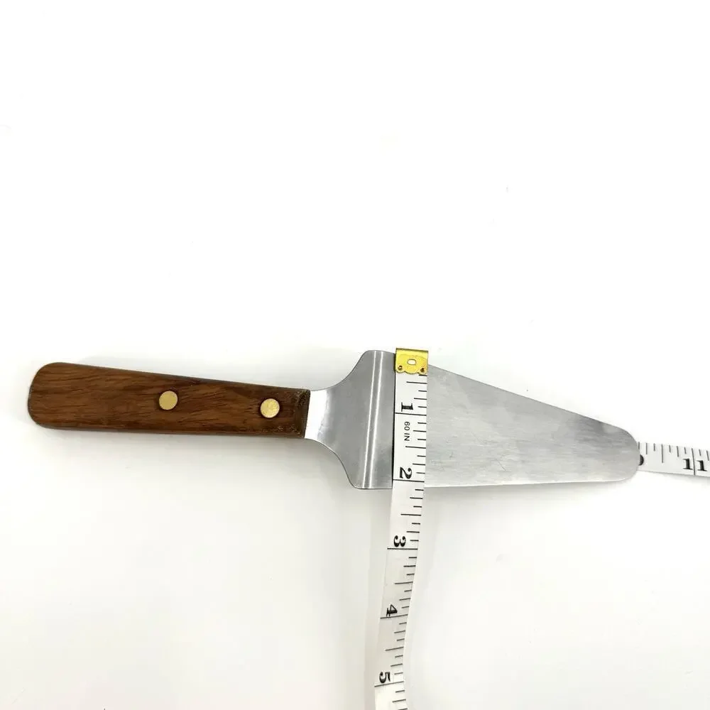 Dexter USA Pie Server Cake Vintage Utensil Wood Handle Wooden 10 inch Country